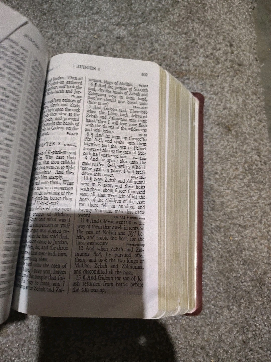 King James Version Giant Print Imitation Leather Burgundy