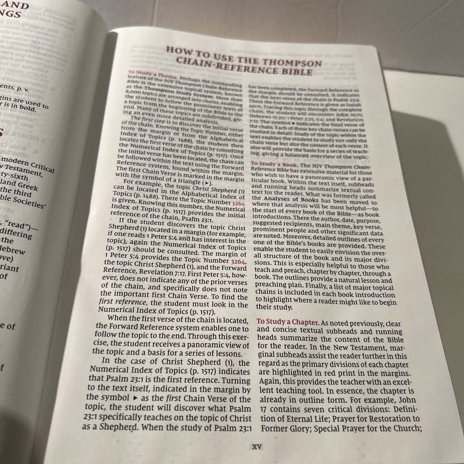Niv, Thompson Chain-Reference Bible Revised & Updated, Comfort Print Leathersoft
