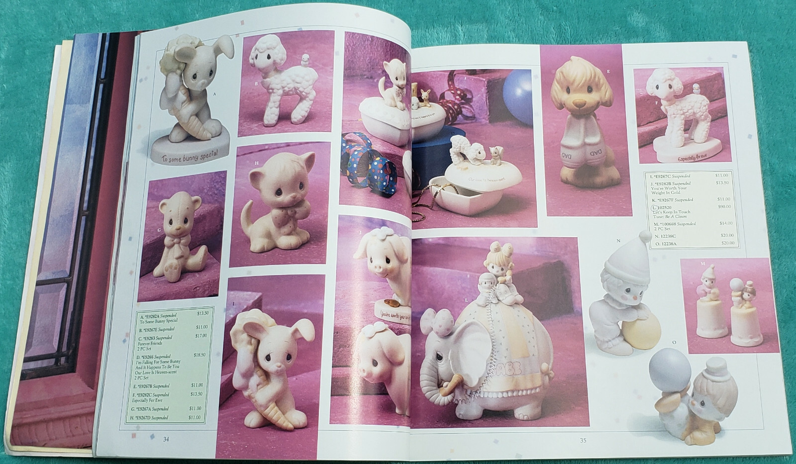 15th Anniversary Enesco Precious Moments Collection Jumbo Giftbook 156 Pages