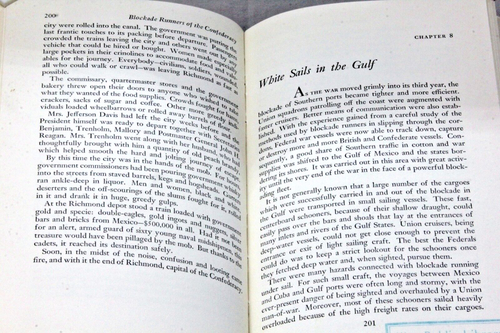 1958 Ed–Civil War BLOCKADE RUNNERS–Coast & Harbor Naval Battleships Rebound EXC+