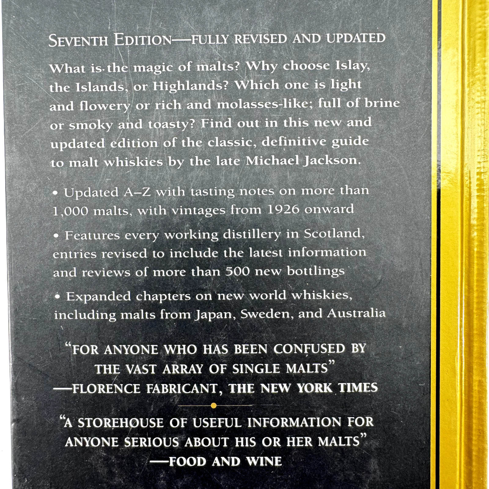 Complete Guide to Single Malt Scotch 7th Edition by Michael Jackson – 448 pages