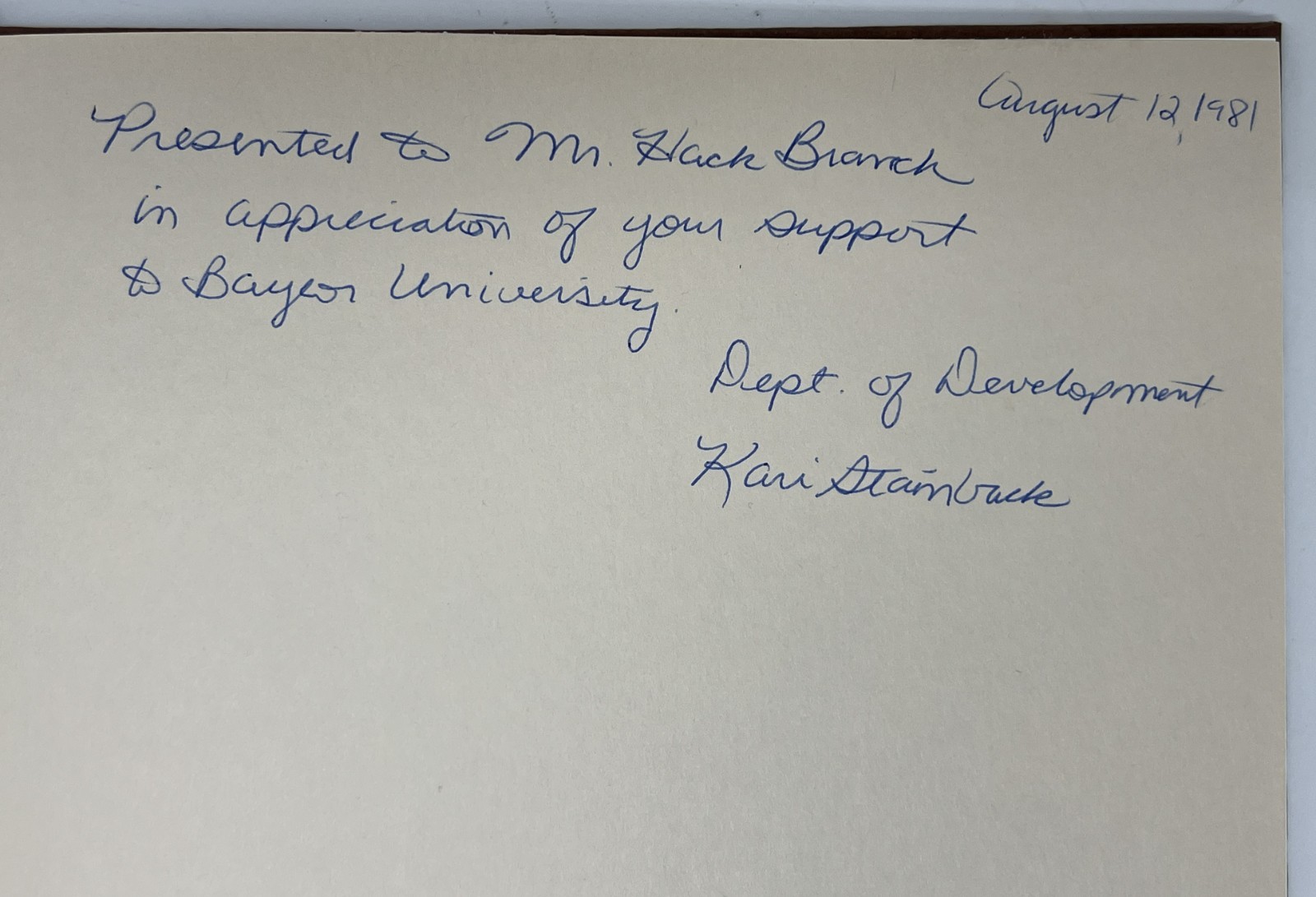 VTG BIOGRAPHY: Abner McCall: One Man’s Journey – 1981 1st Ed. HC Baylor Univ.