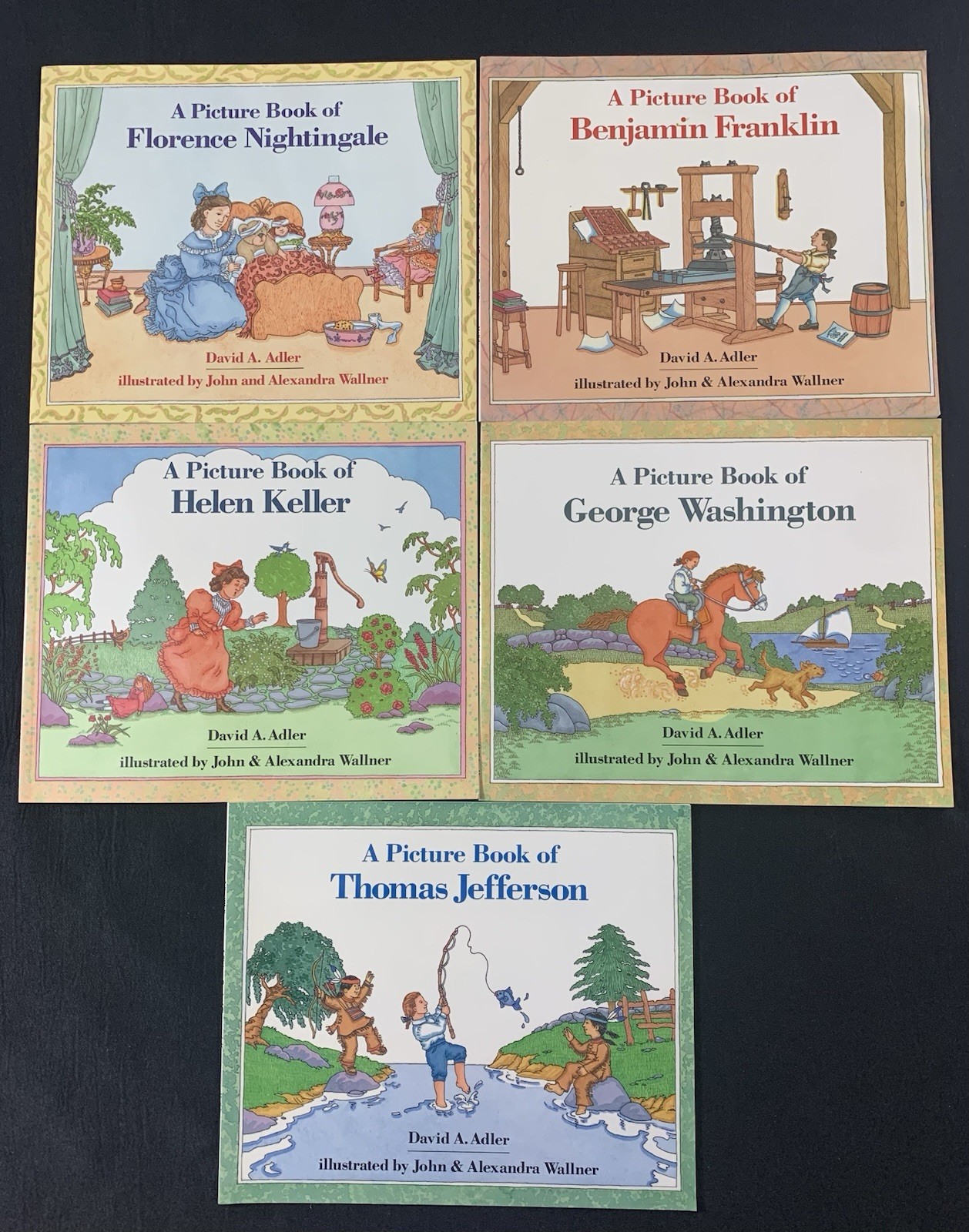 A Picture Book Of… Lot of 5 PB Biographies for Kids Homeschool