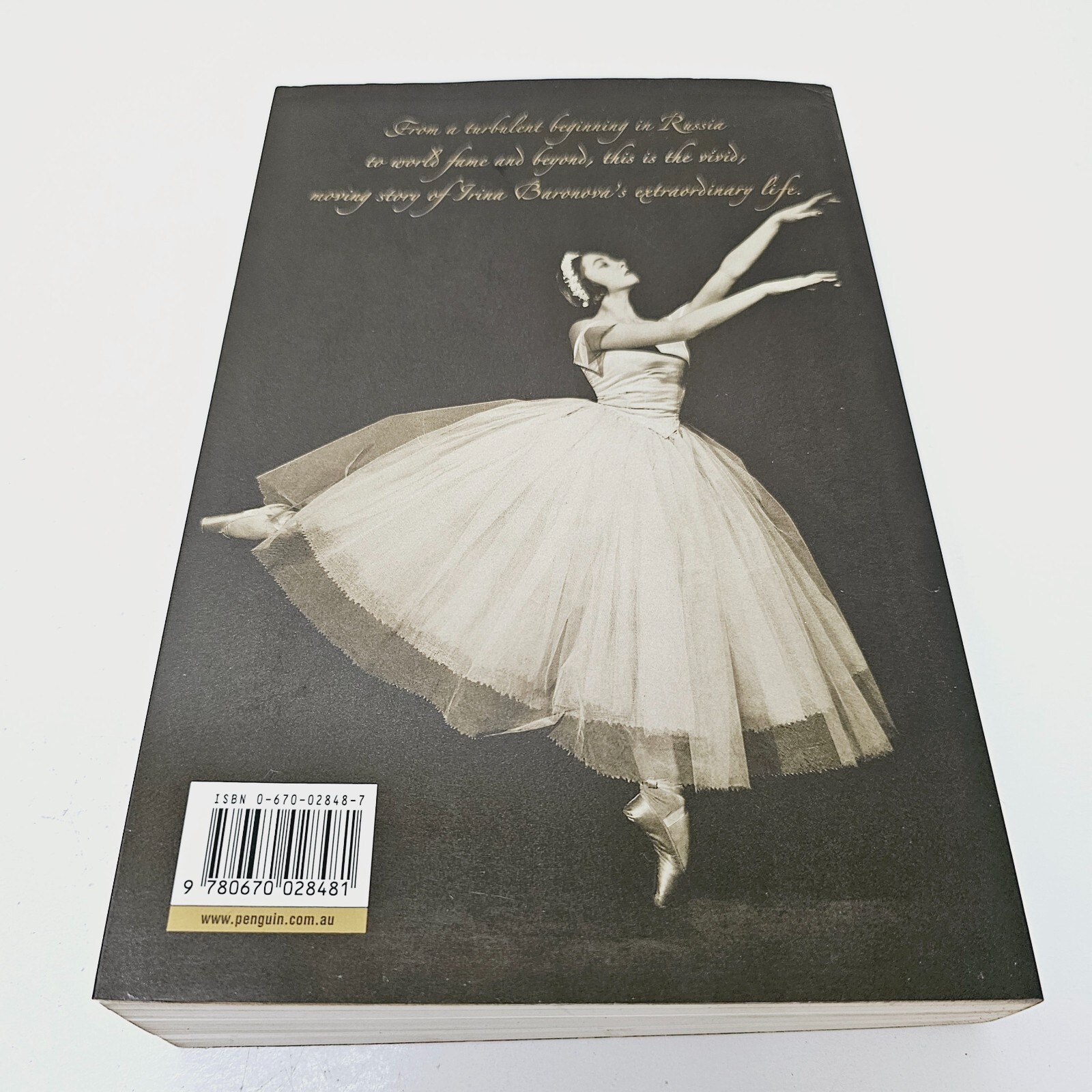 Irina Ballet Life and Love Irina Baronova Paperback Biography Dance Free Postage