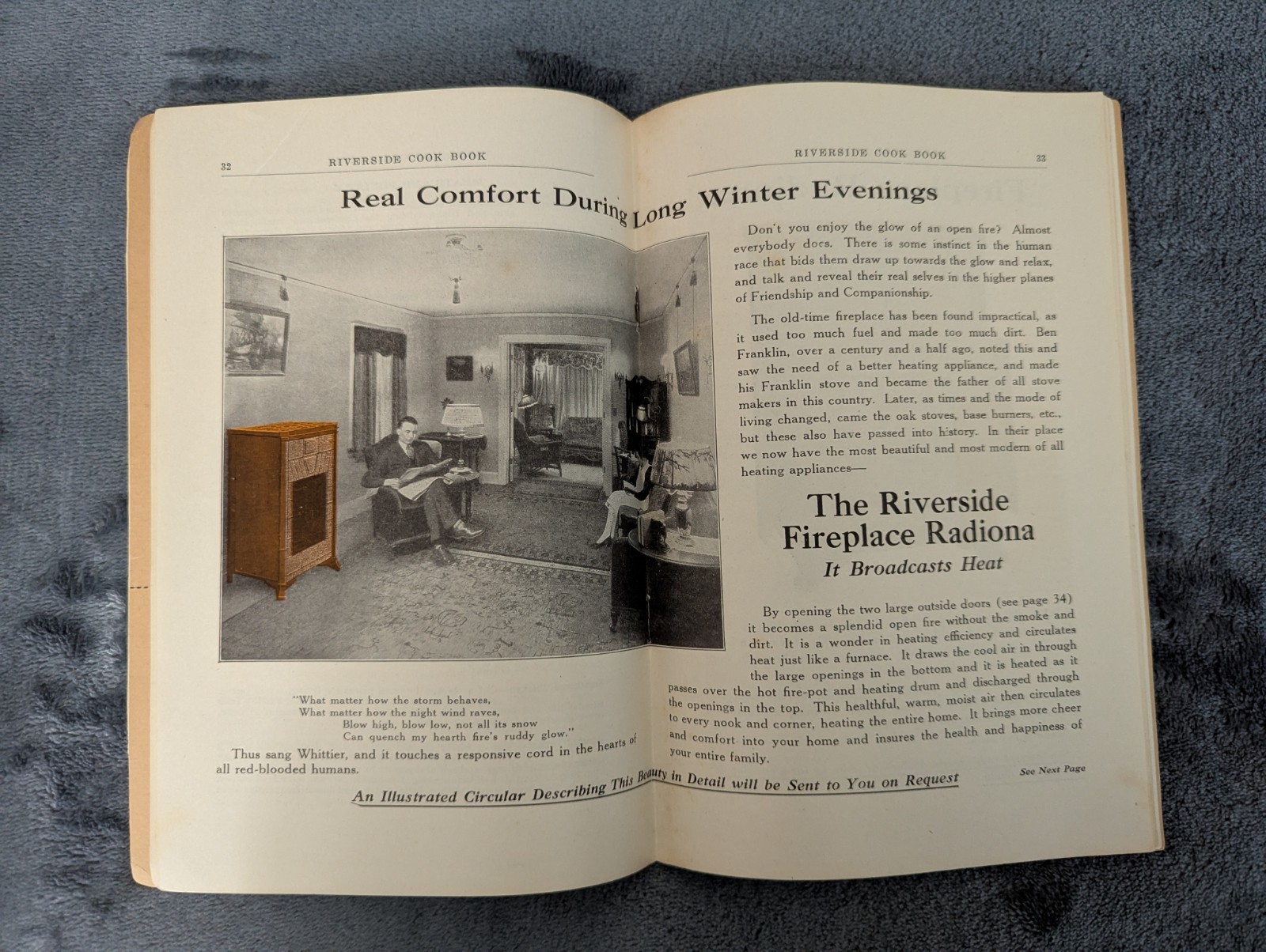 Lot 3 VTG advertising cookbooks Riverside Hamilton Beach Pillsbury 1920s-1950s