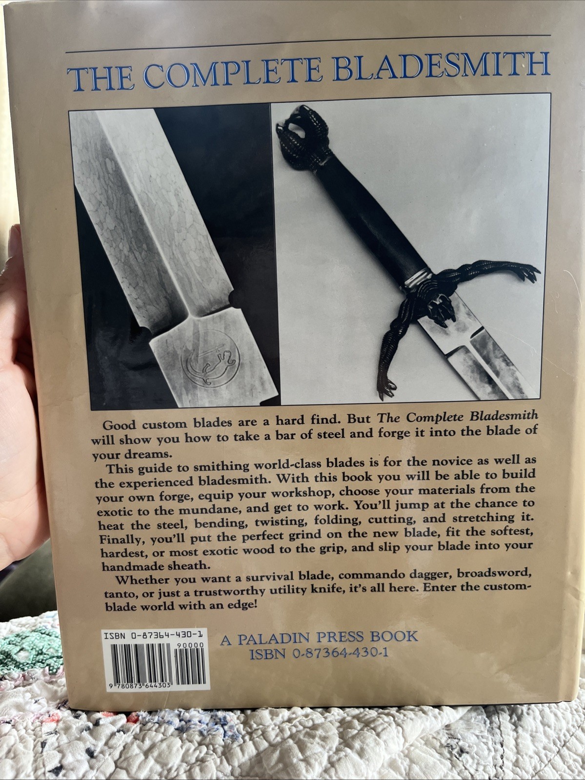 The Complete Bladesmith: Forging Your Way to Perfection – Hardcover 1987
