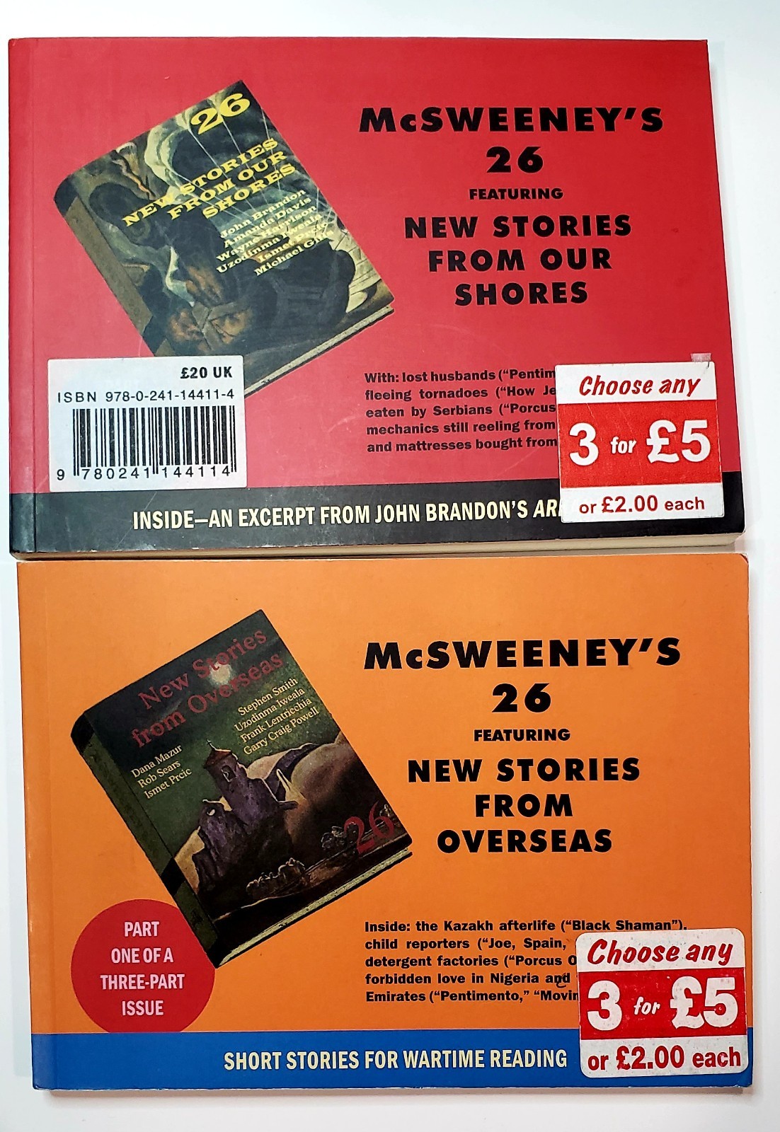 McSweeney’s Issue 26 2 books ~120 pages each copyright 2008