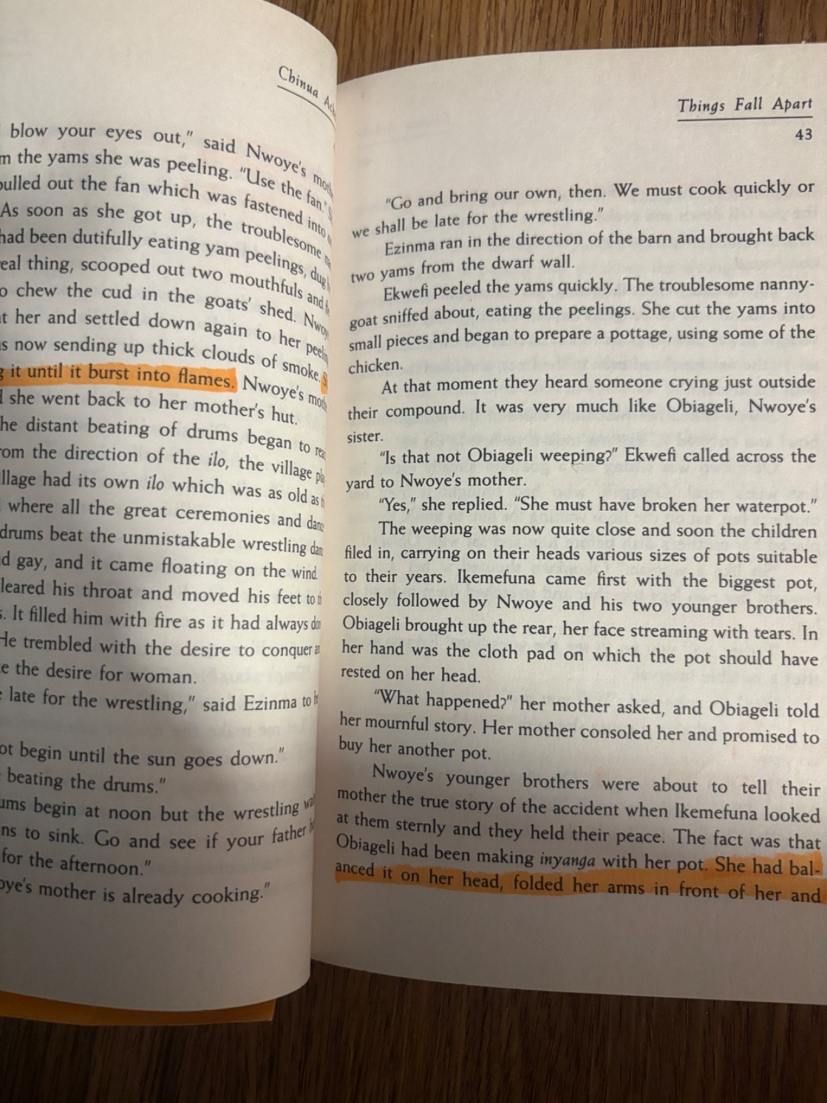 Things Fall Apart – Paperback By Achebe, Chinua – GOOD
