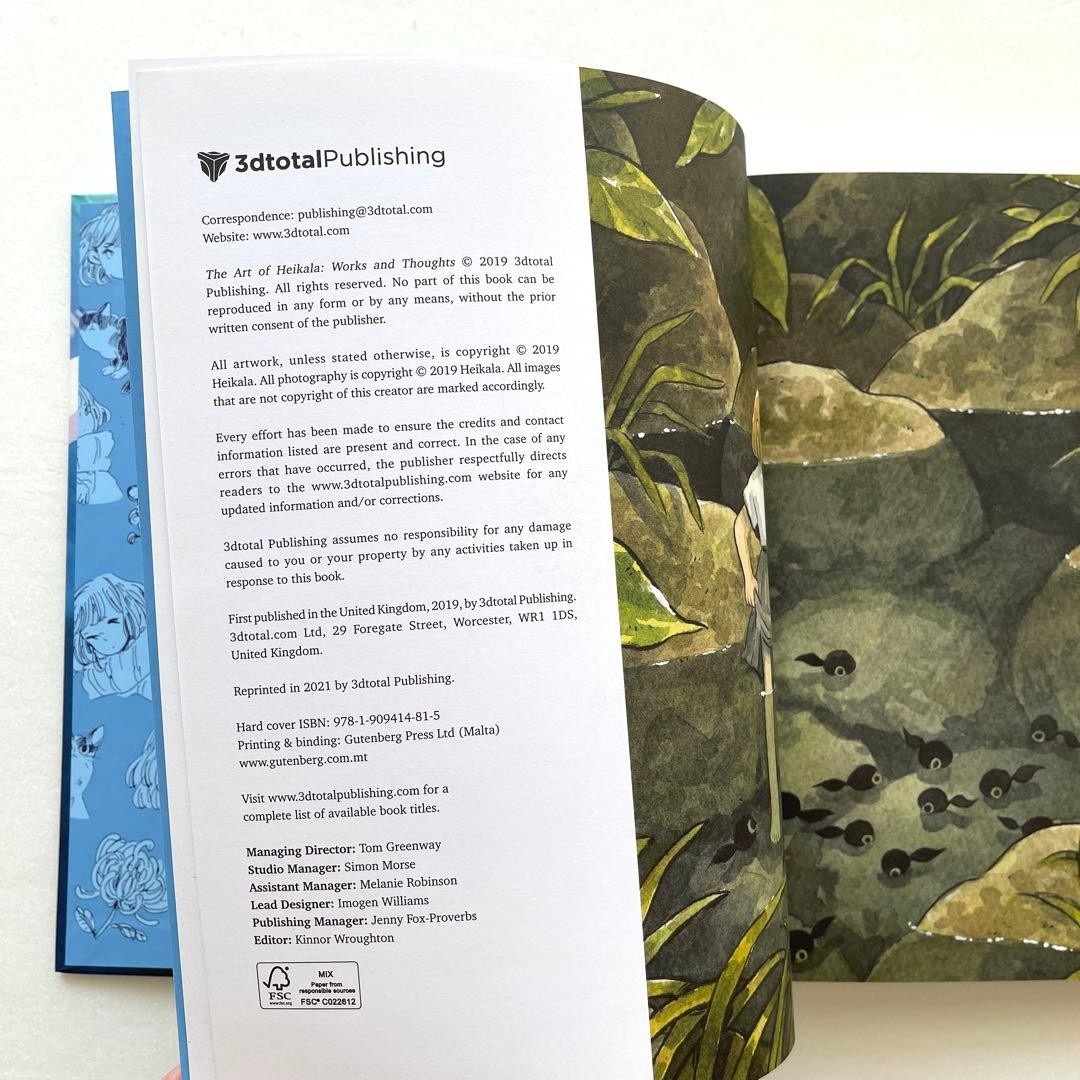 Heikala Art Works and Thoughts Finnish Artist 152 Color Pages 9.2x1x10.7 inches