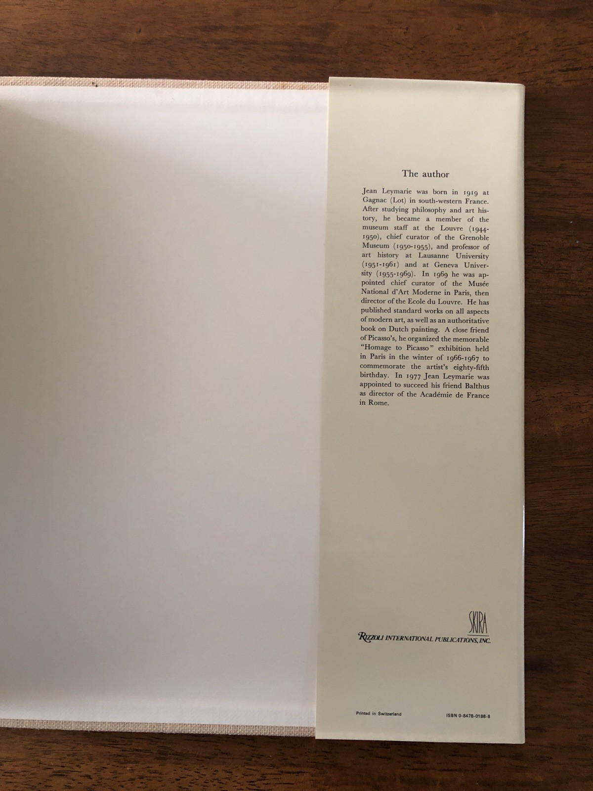 BALTHUS by Jean Leymarie 1979 HC/DJ/SC