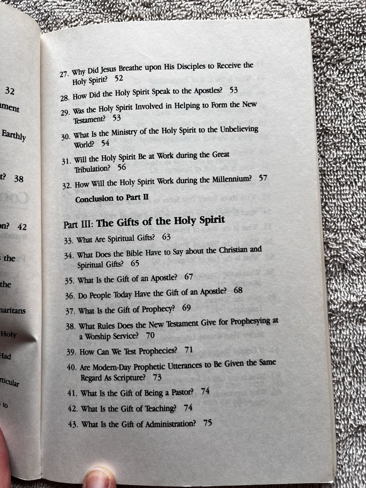 95 Questions People Ask Most About The Holy Spirit – By Stewart – 1987 – VGood