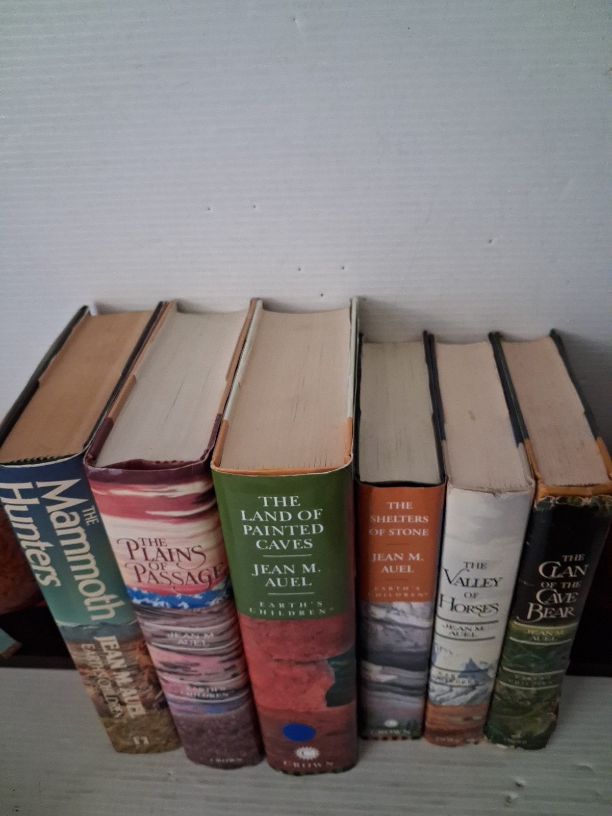 Lot 6 Earth’s Children Series The Clan of the Cave Bear Jean Auel Complete HC