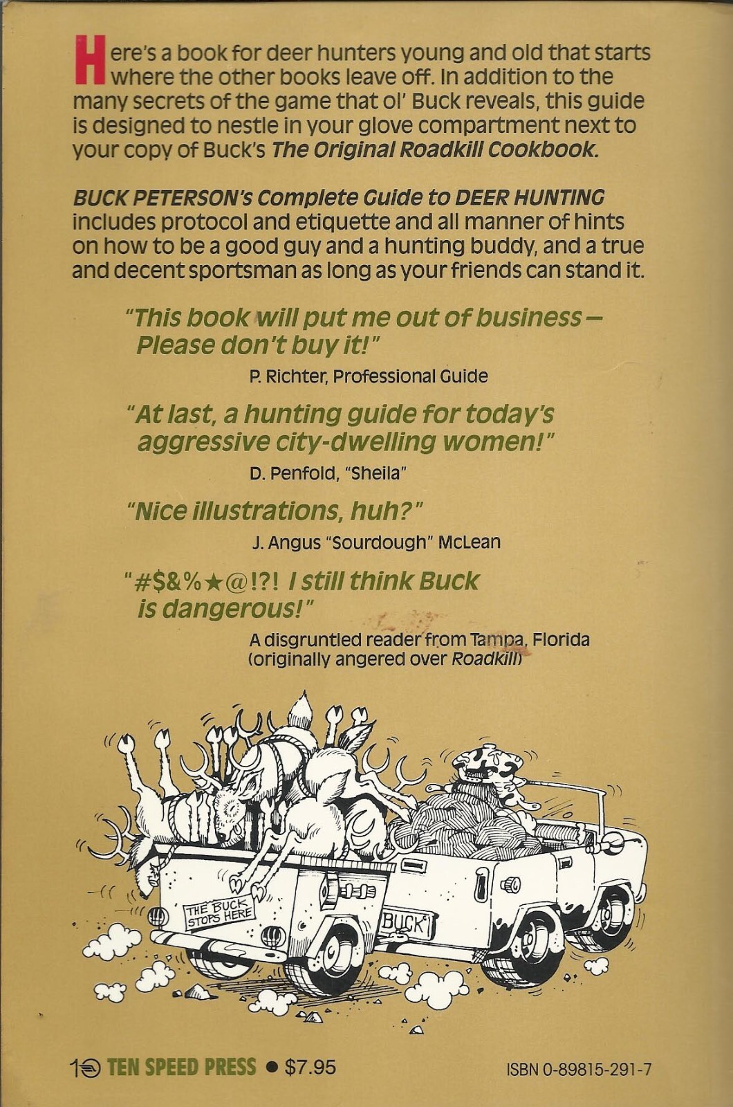 Buck Peterson’s Complete Guide to Deer Hunting Paperback 154 Pages