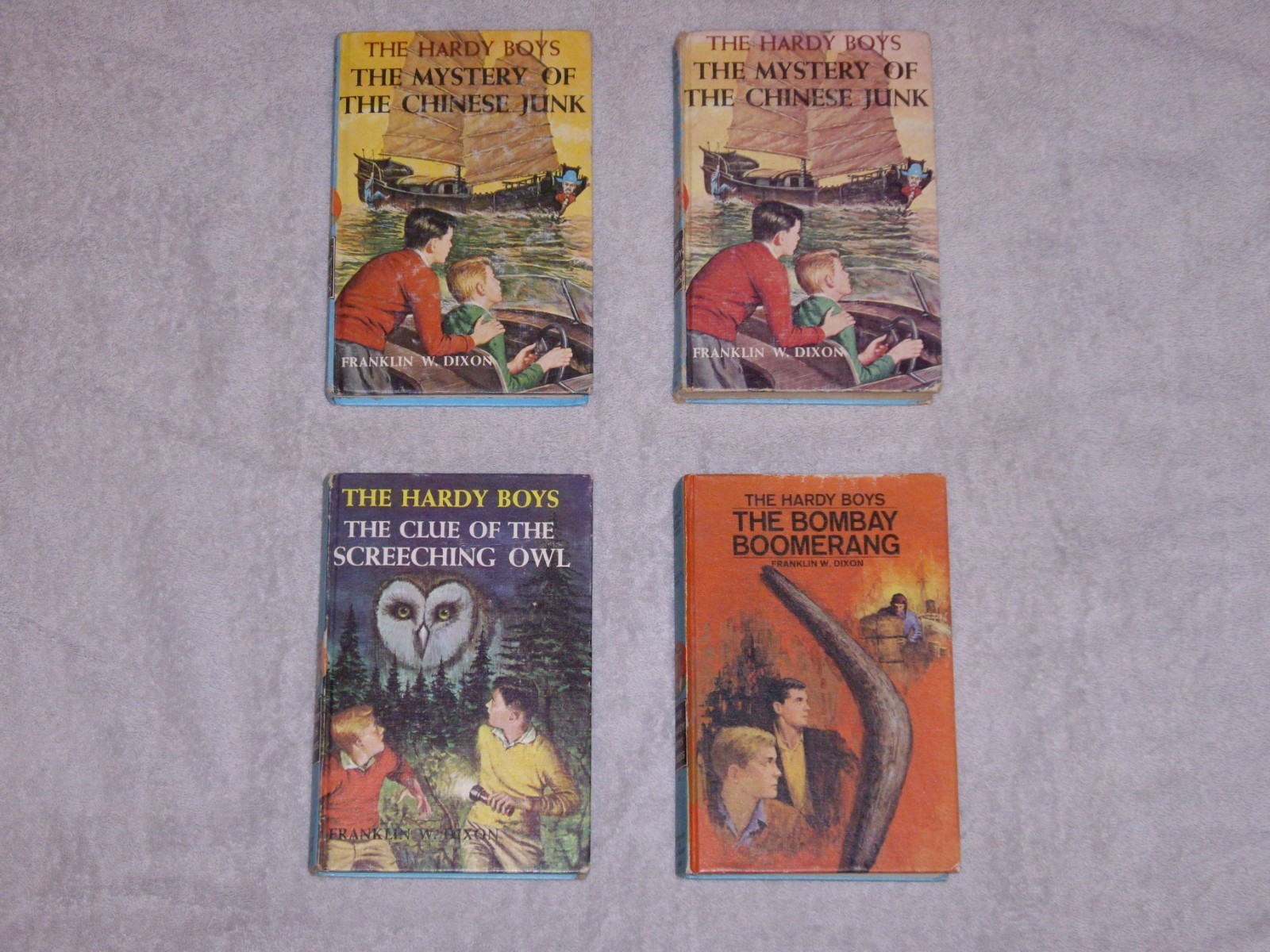 Vintage Hardcover Hardy Boys Books Blue Matte PC HC 1960’s – 1970’s Editions