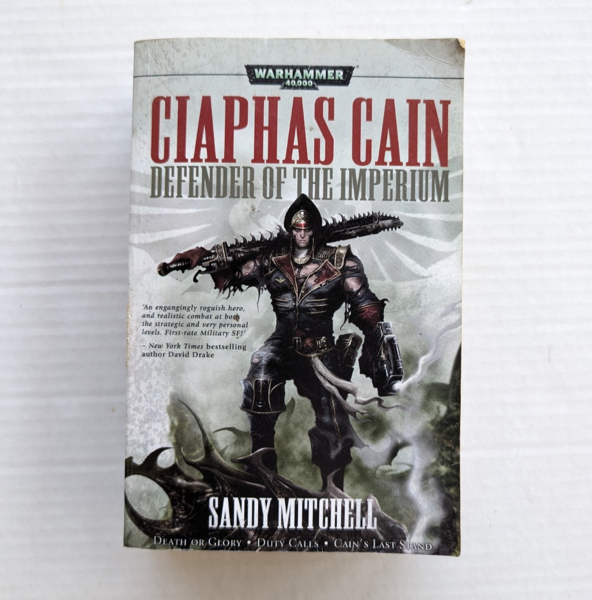 Ciaphas Cain Defender of the Imperium Paperback Warhammer Sandy Mitchell 1st Ed