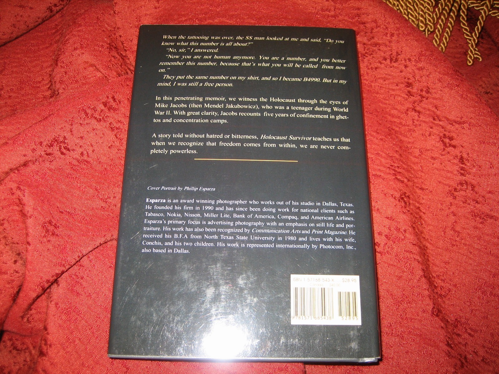 Holocaust Survivor : Mike Jacob’s Triumph over Tragedy: A Memoir (2004, HD) SIGN