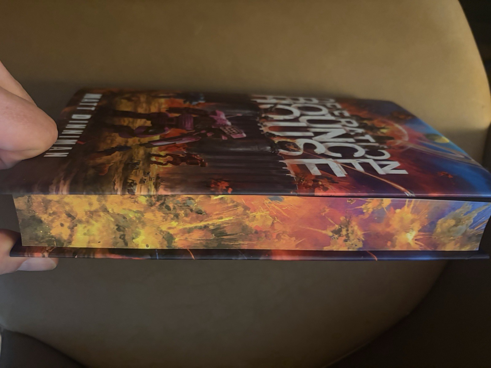 OPERATION BOUNCE HOUSE Broken Binding SIGNED (in gold) First Edition