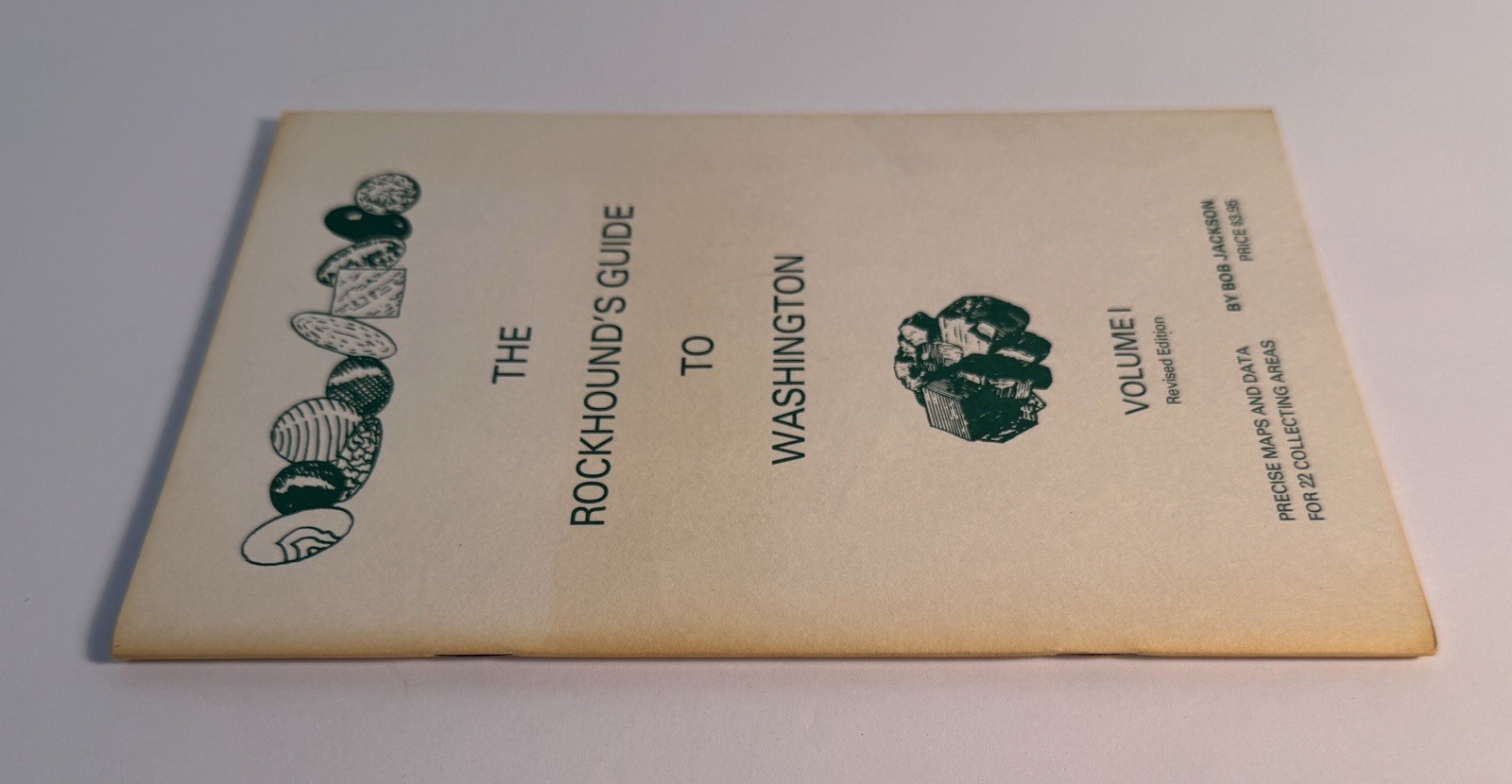 Rockhound’s Guide to Washington Vol 1 Bob Jackson PB Like New Unread 1978