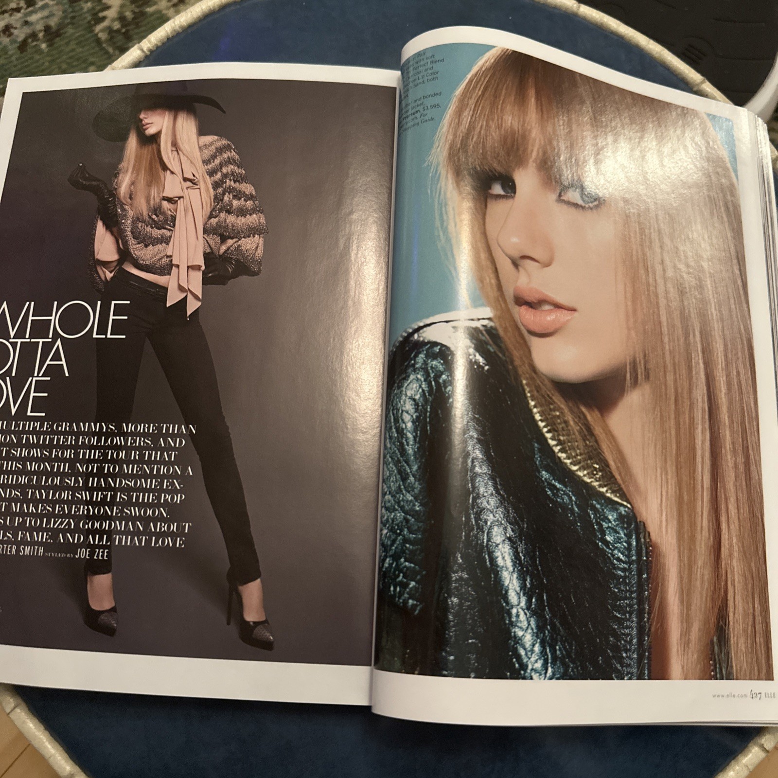 Taylor Swift Cover ELLE Magazine March 2013 No Label 510 Pages Canada Ed.