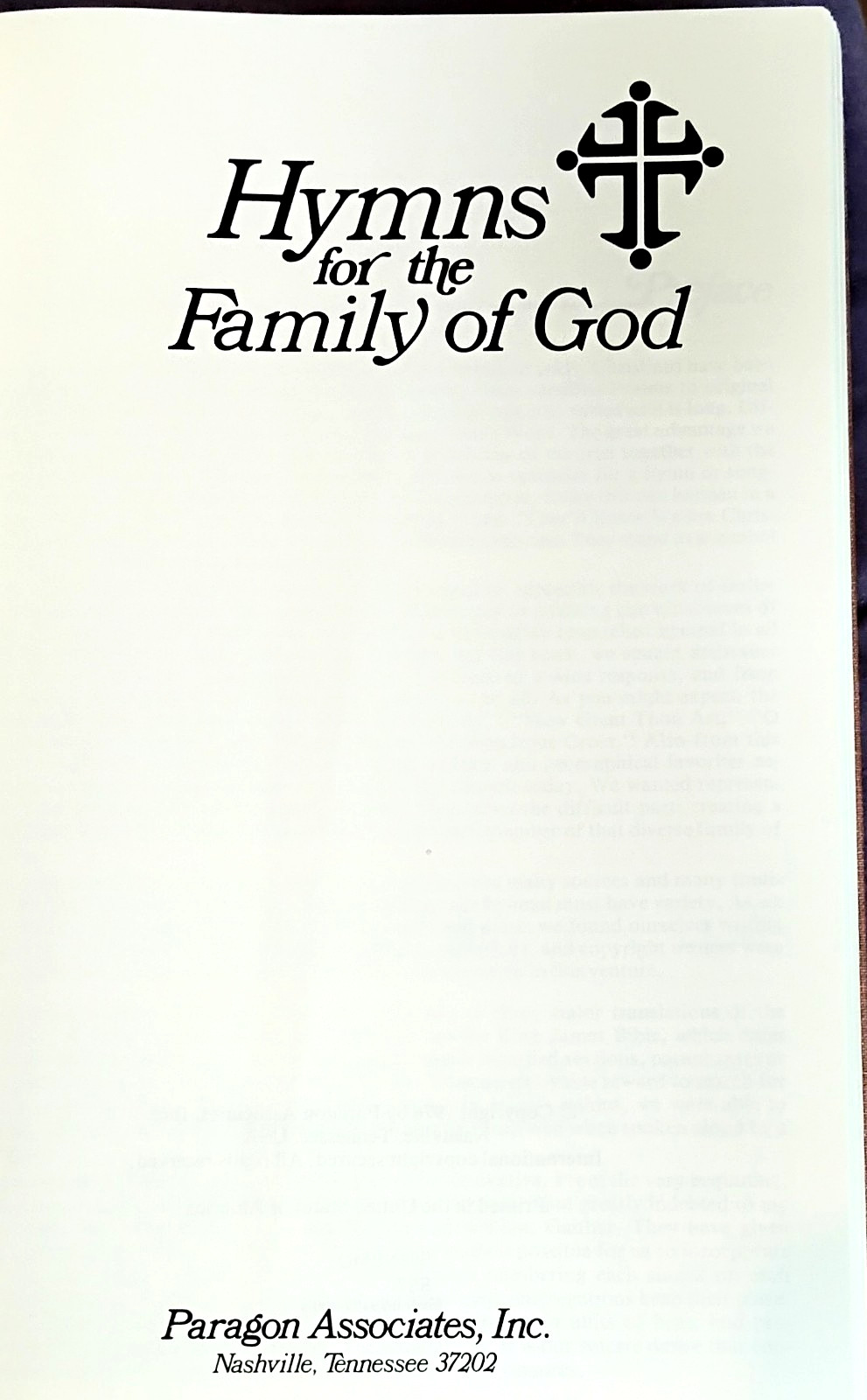 LOT of 8 Hymns For The Family of God BROWN Hardcover Book Christian Hymnal 1976