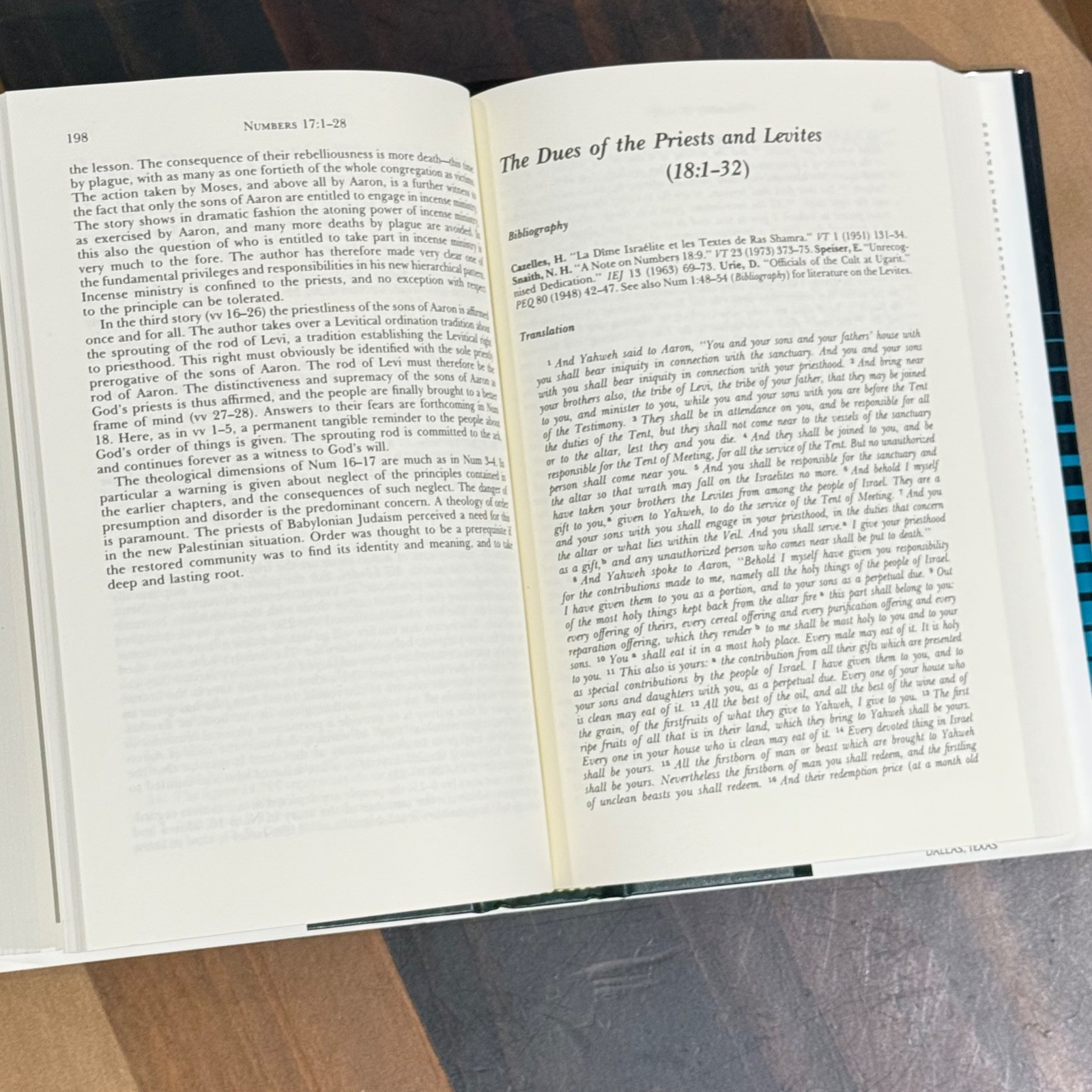 NUMBERS, Philip J. Budd, Vol. 5, Word Biblical Commentary, 1984, Hardcover