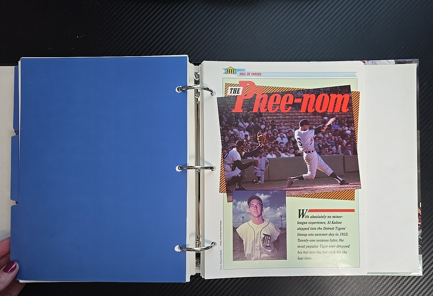 Vintage 1996 „Sports Pages: The Book For Sports Fans“ Collector’s Hardcover Bind