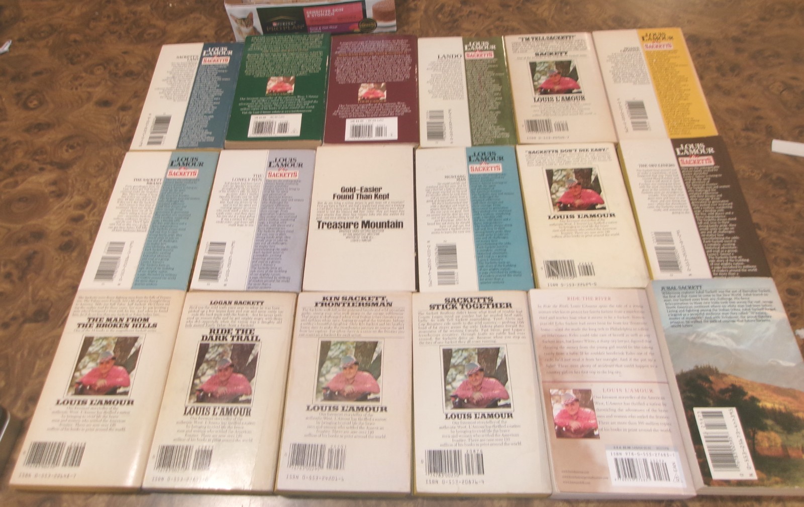 18 The Sacketts Novels Complete Set 1-18 Louis L’Amour Books Lot