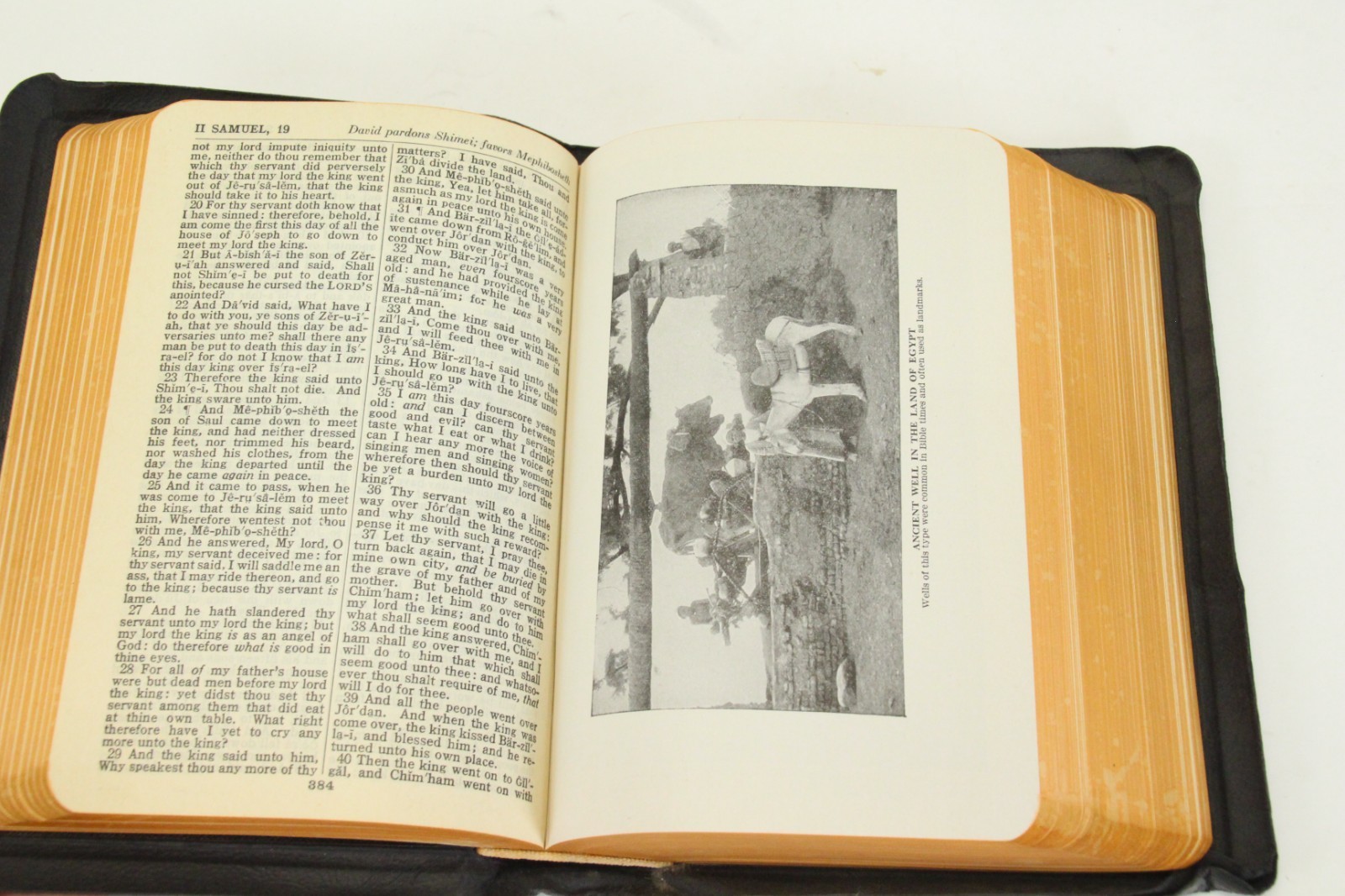 Vintage Holy Bible Self-Pronouncing KJV National Bible Press 119 Leather