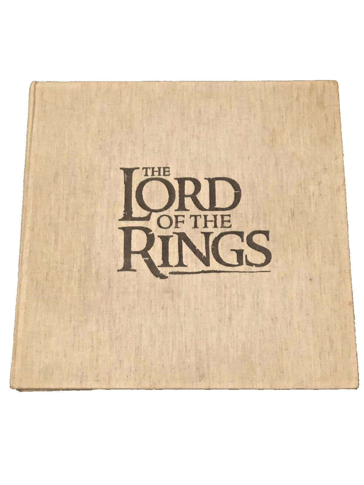 The Lord Of The Rings 2001 Character And Places Therein New Line Cinema H/C New