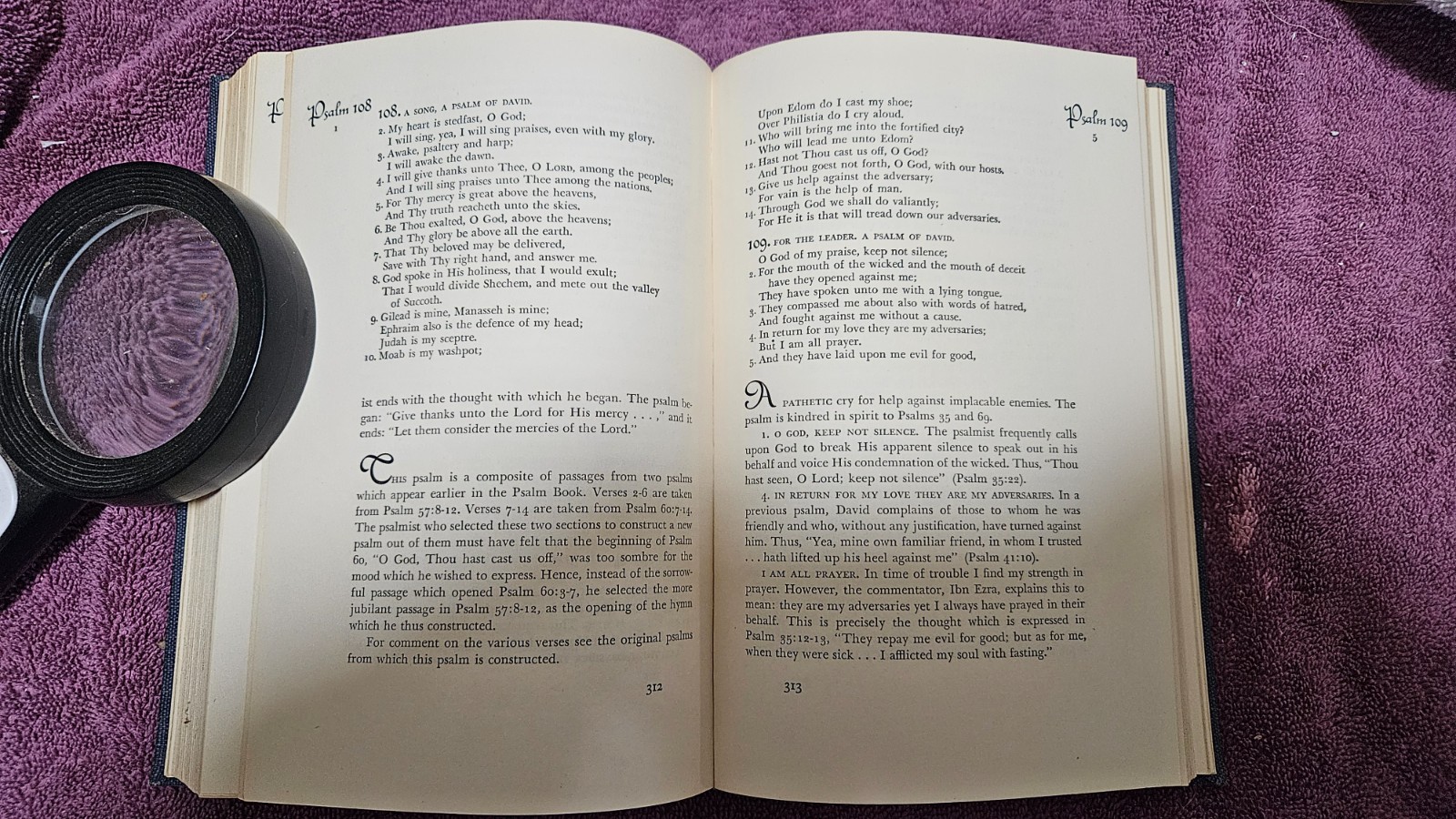 ‡ ✡️ Psalms, A Commentary by Freehof • 1938 HC 1st Ed 2nd Print • Jewish Poetry