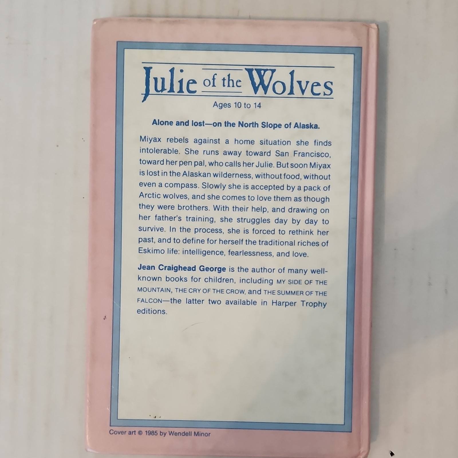Julie of the Wolves by Jean Craighead George Hardcover Harper Trophy 1972 Illus