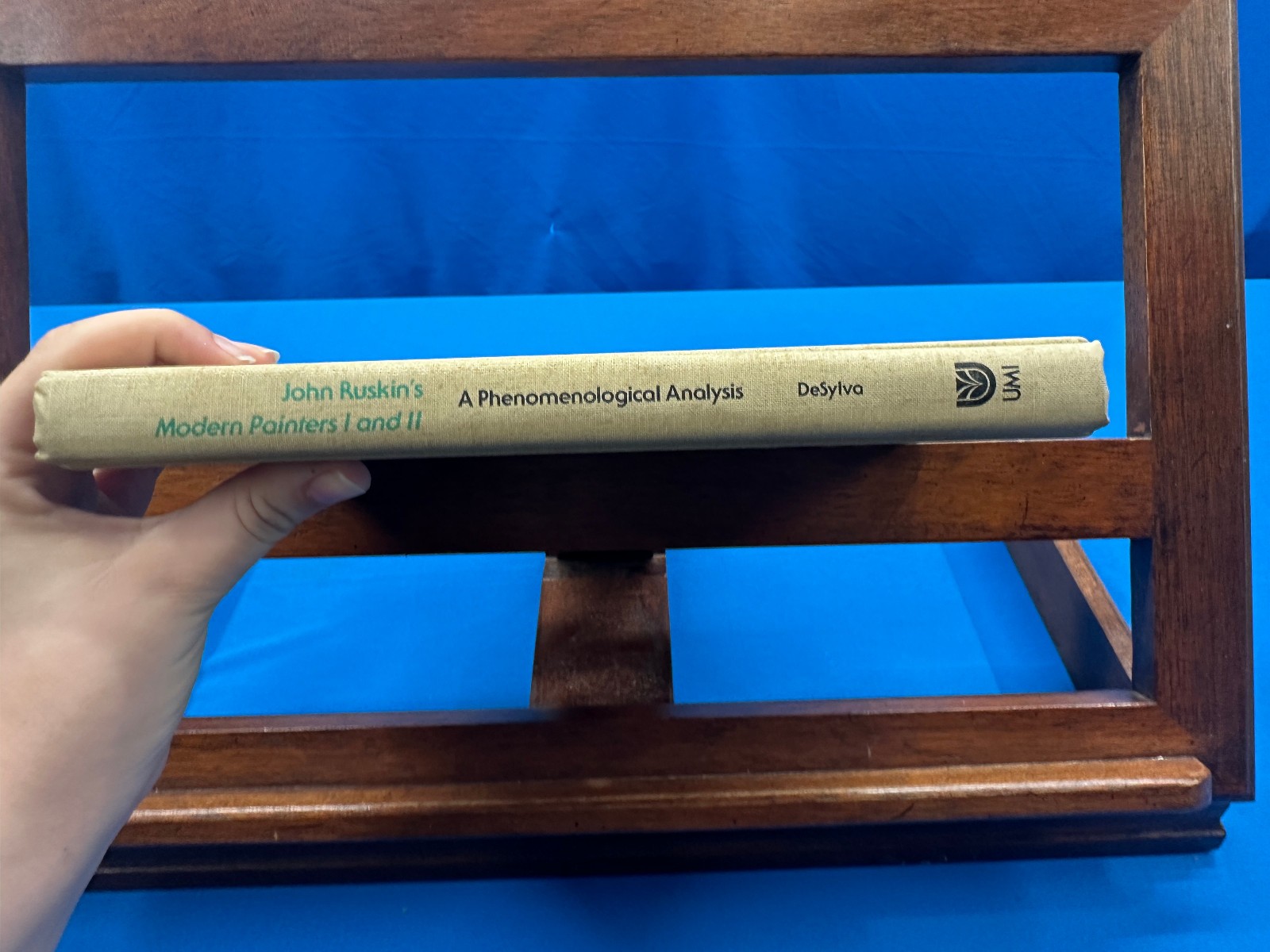 John Ruskin’s Modern Painters I and II: A Phenomenologocal Analysis- 1981