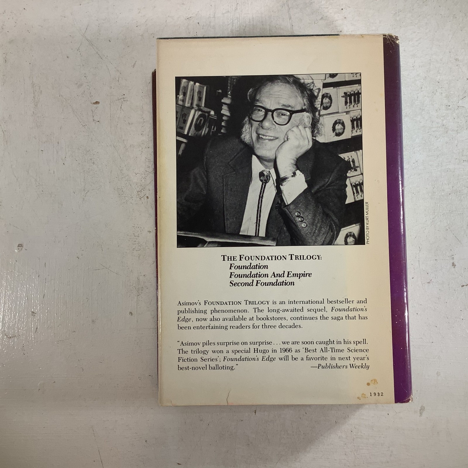 The Foundation Trilogy Isaac Asimov Doubleday Book Club Edition 1970s HC DJ VG