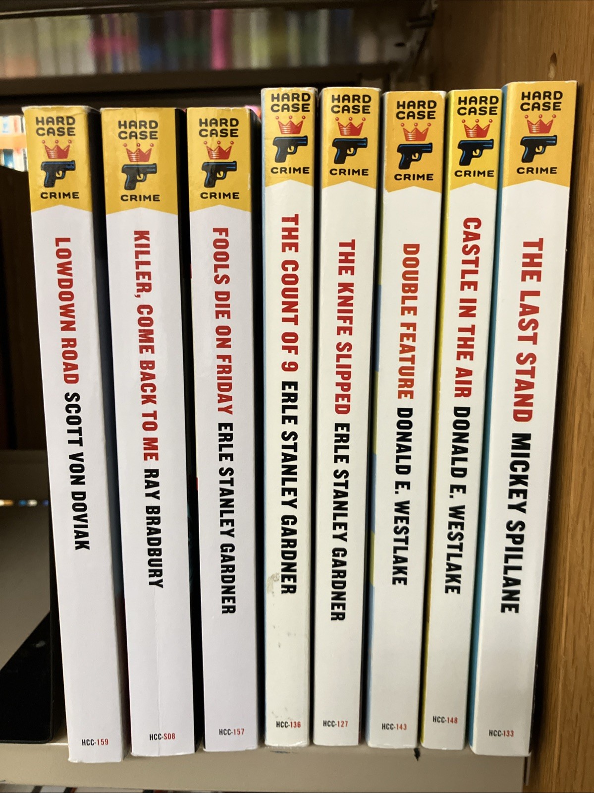 Hard Case Crime Noir Gardner Westlake Bradbury Spillane (Lot of 11 PBKs)