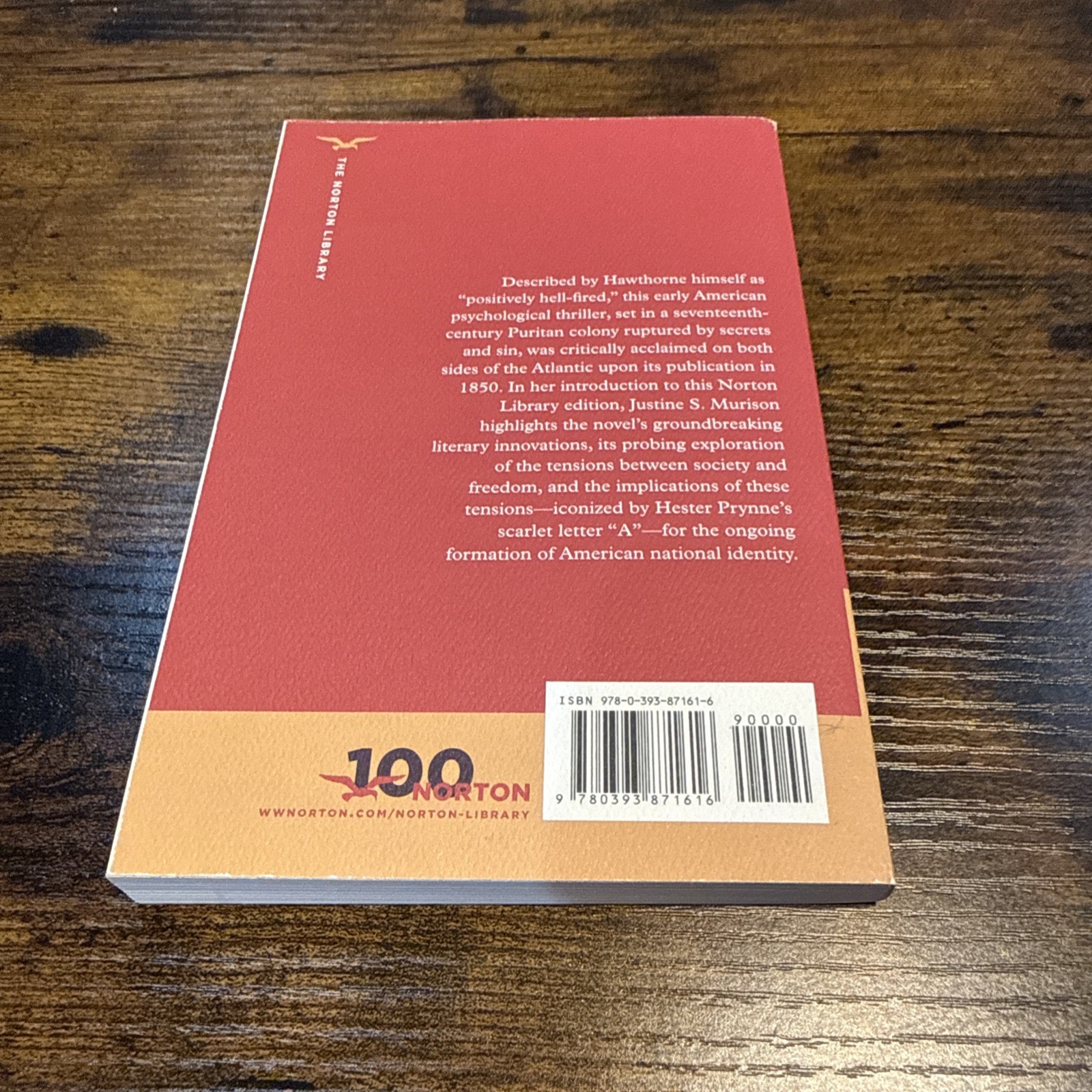 The Scarlet Letter by Nathaniel Hawthorne: Used