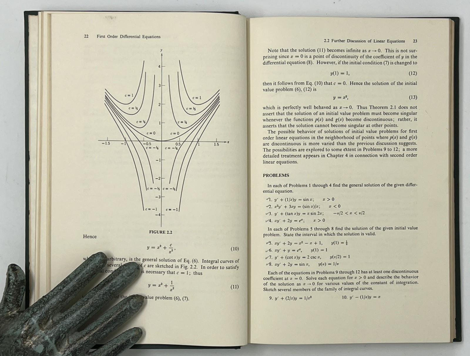 VTG Elementary Differential Equations by Boyce & DiPrima – 1965 HC John Wiley