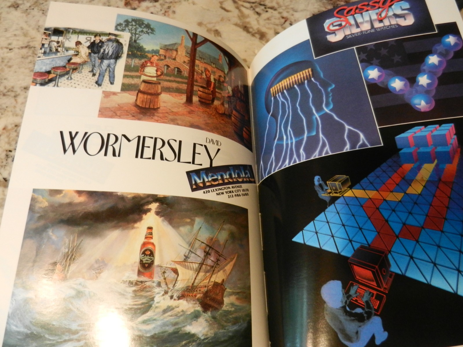 THE CREATIVE BLACK BOOK 1987 Volume 1 HC book ILLUSTRATION PRINT TV advertising