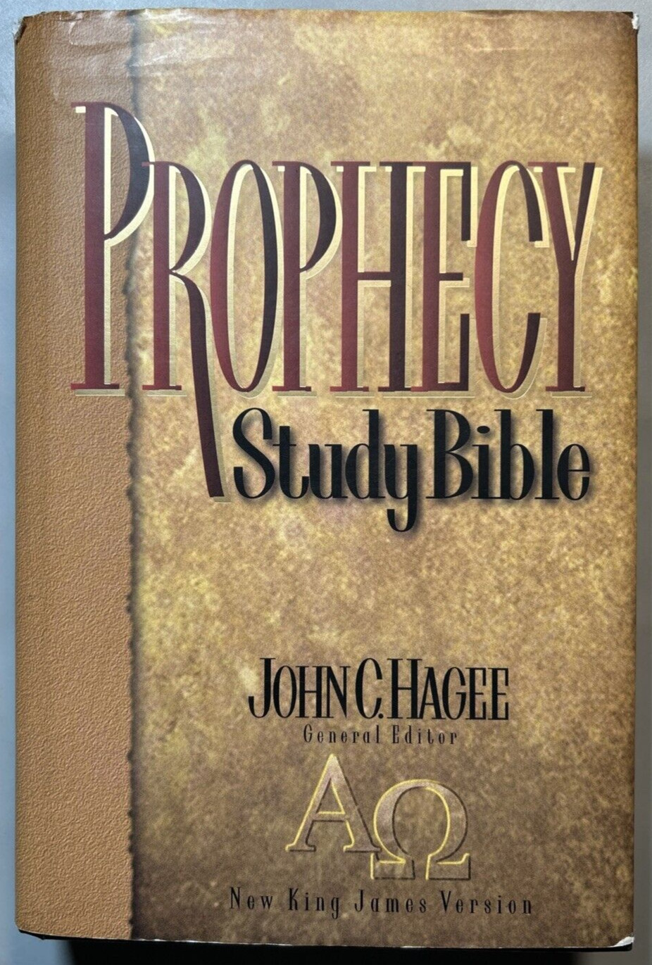 NKJV Prophecy Study Bible Hardcover John Hagee Red Letter G+