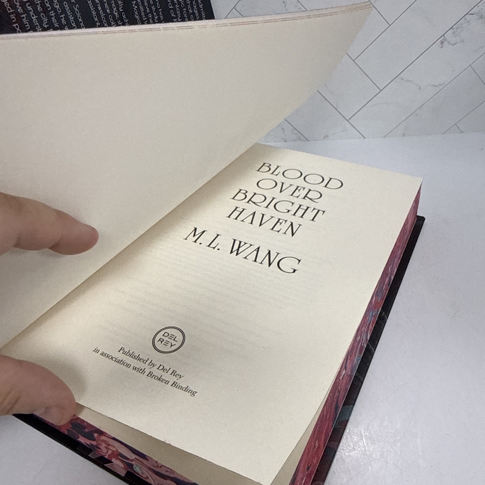 Blood Over Bright Haven by M. L. Wang – BROKEN BINDING UNSIGNED