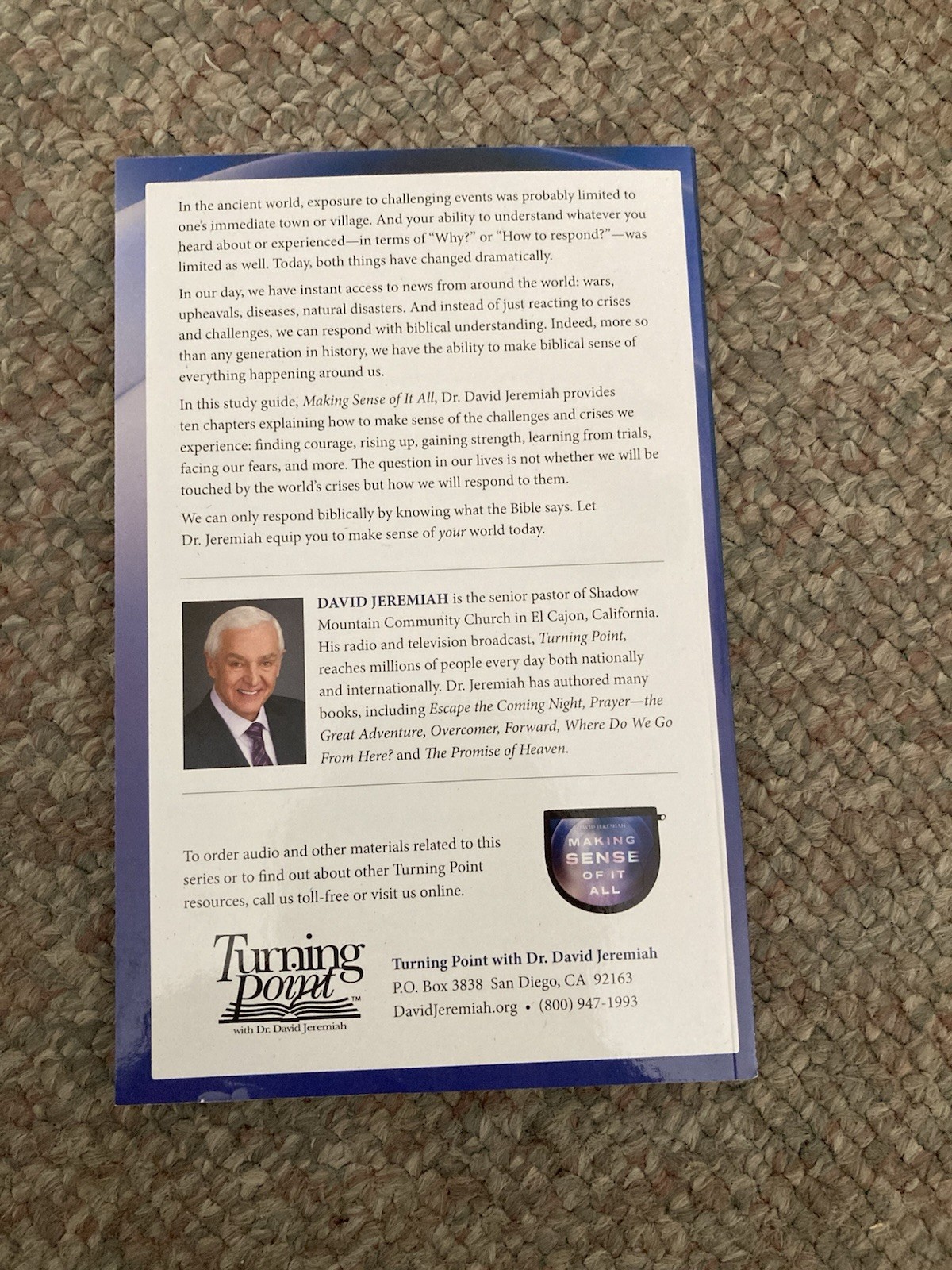 Making Sense Of It All David Jeremiah