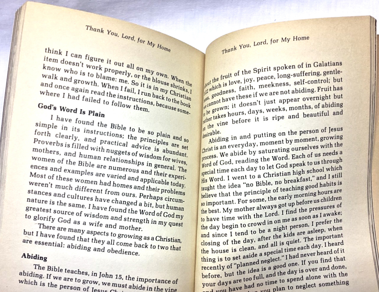 Thank You, Lord, for My Home Gigi Tahividian Billy Graham Christian Book