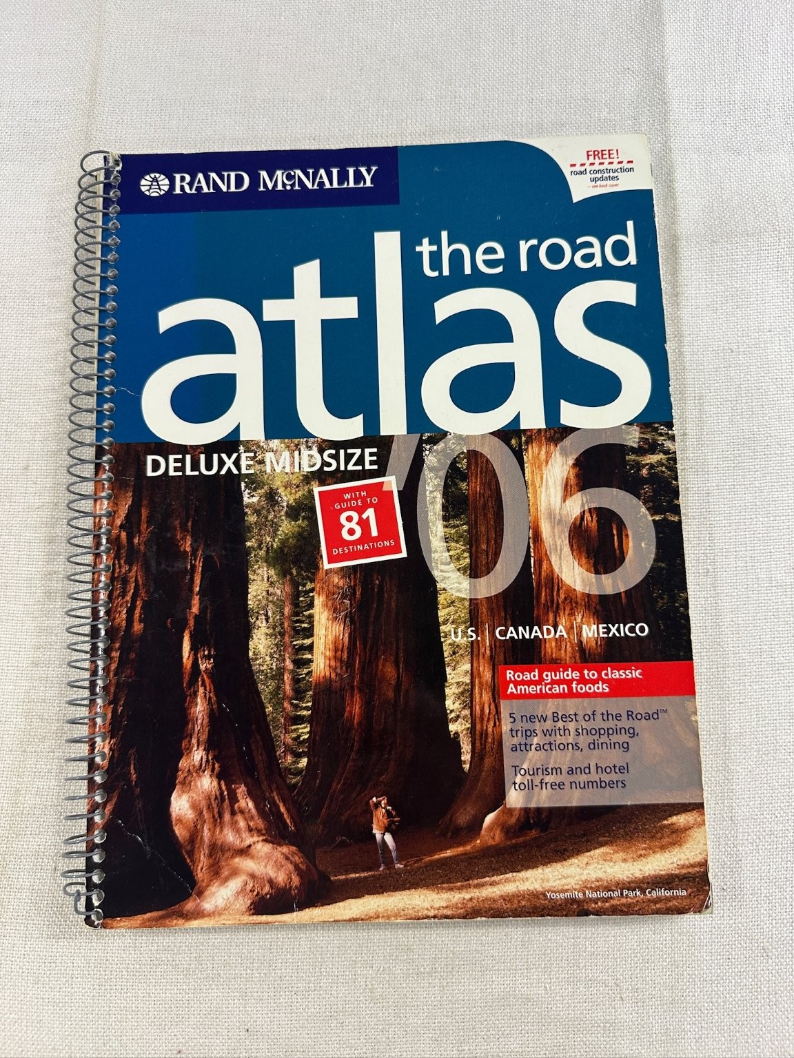 Rand McNally The Road Atlas 2006 Midsize Deluxe Spiral-Bound US Canada Mexico