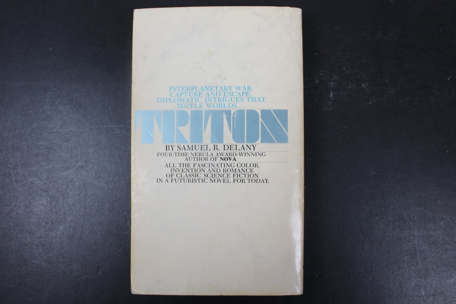 Triton Samuel R. Delany 1976 Science Fiction Bantam Books PB SF