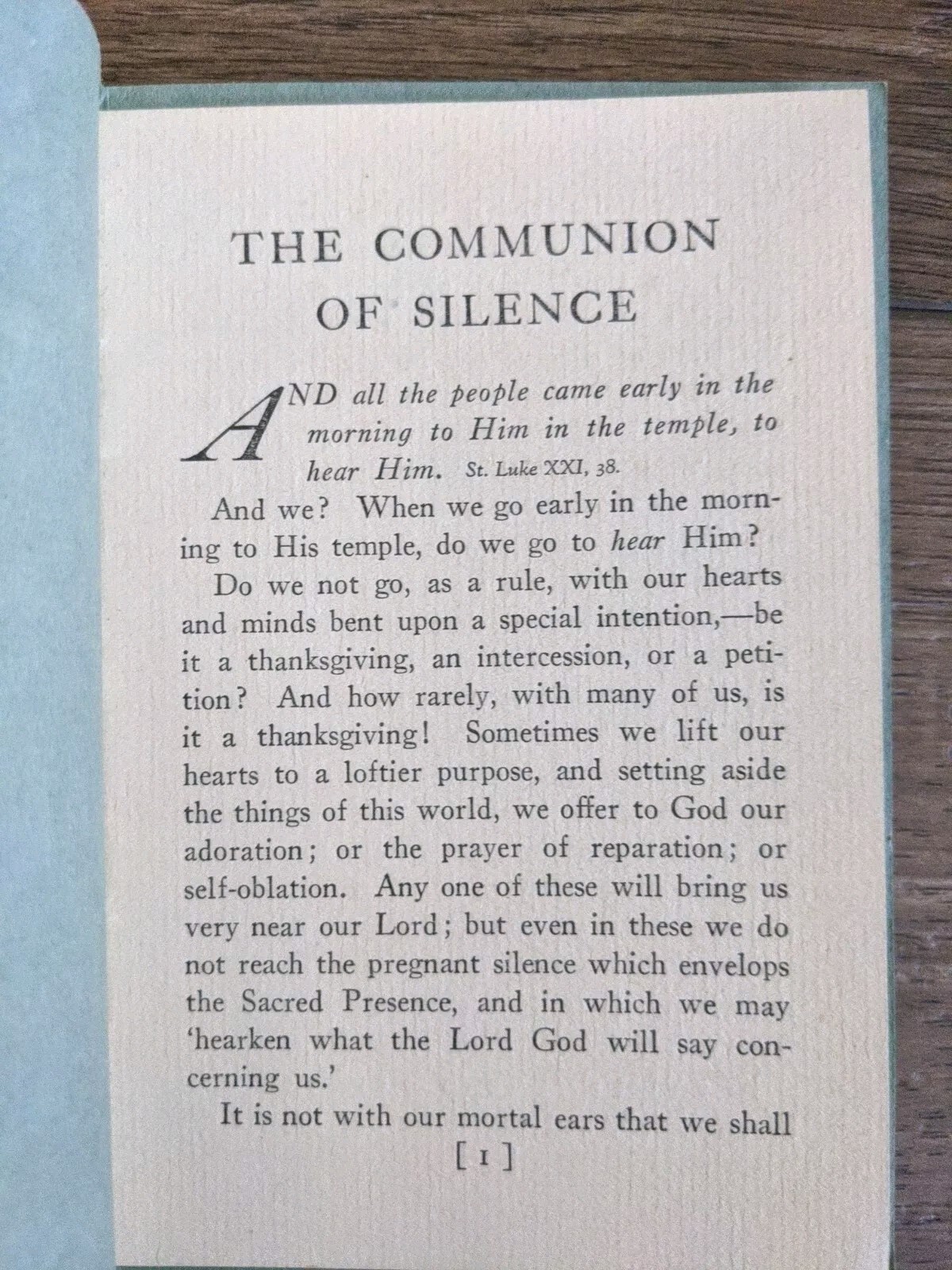 Prayers For Silence Communion Of Silence Catholic * Rare Vintage * Lot 2 CM3