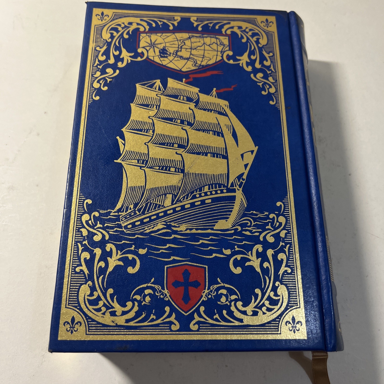 The Count of Monte Cristo by Alexandre Dumas, featuring a bonded leather VG