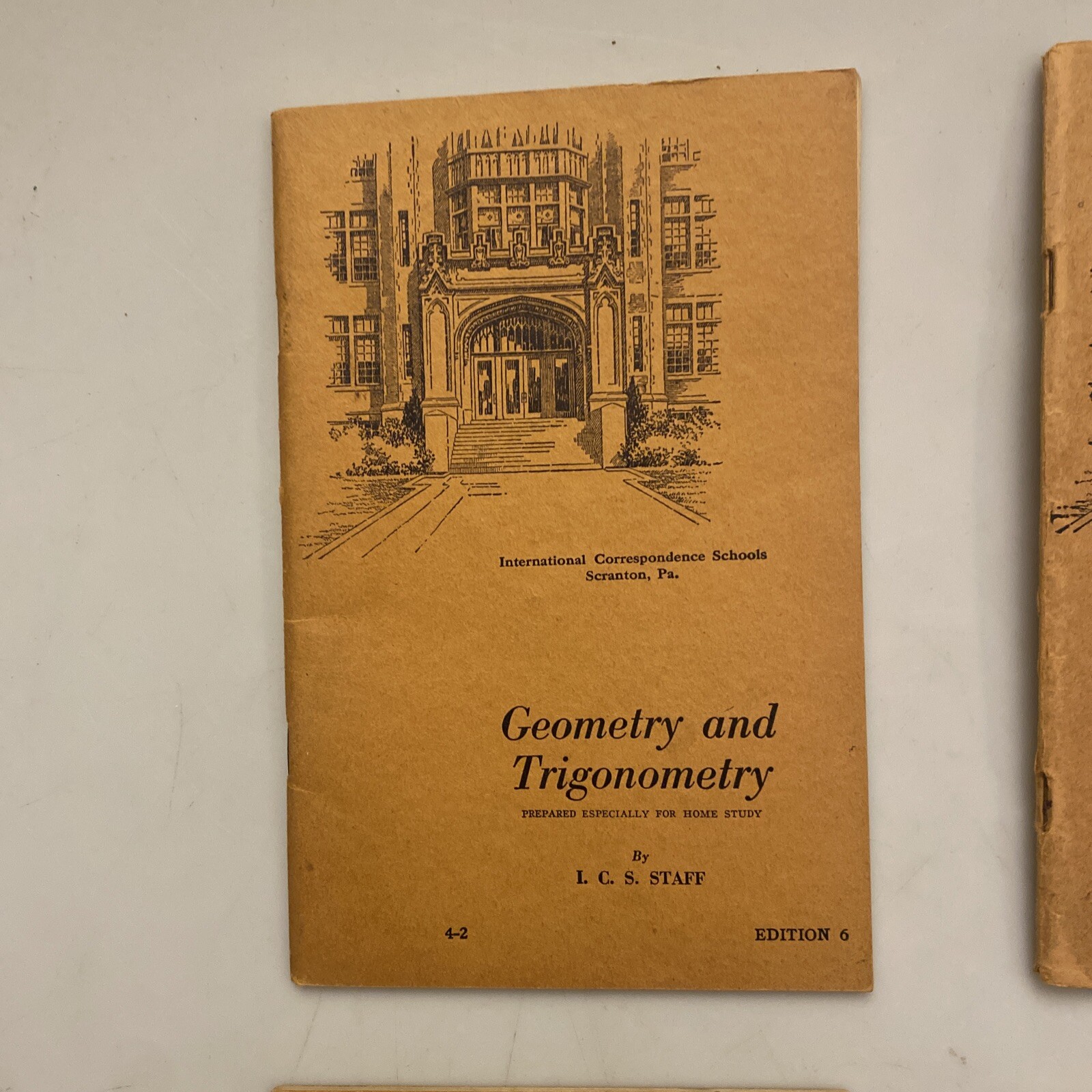 4 Geometric Drawing book by ICS Staff , 1944 Edition