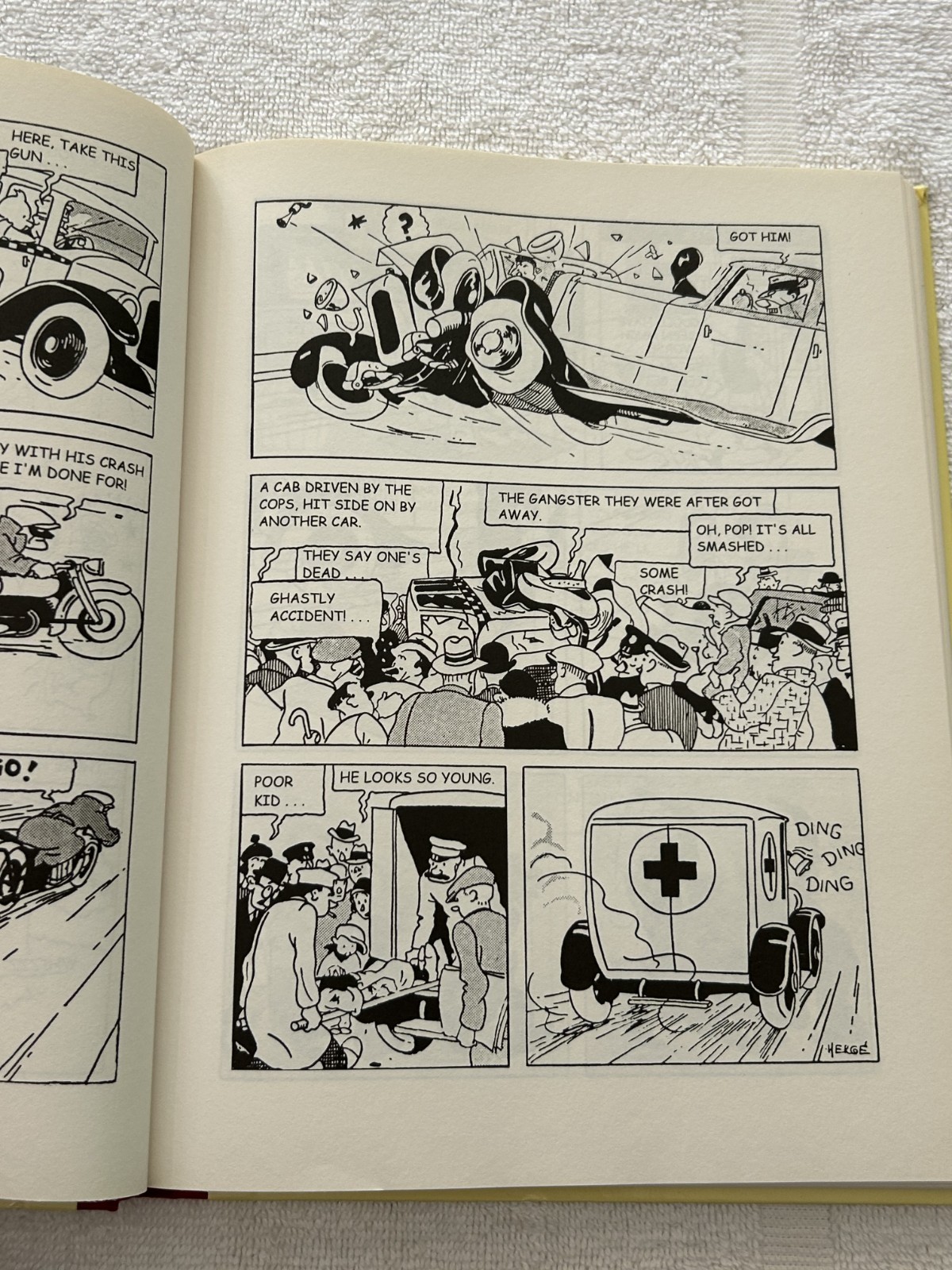 HERGE Adventures of TINTIN IN AMERICA hc Casterman 1995 2004 VG to like new insi