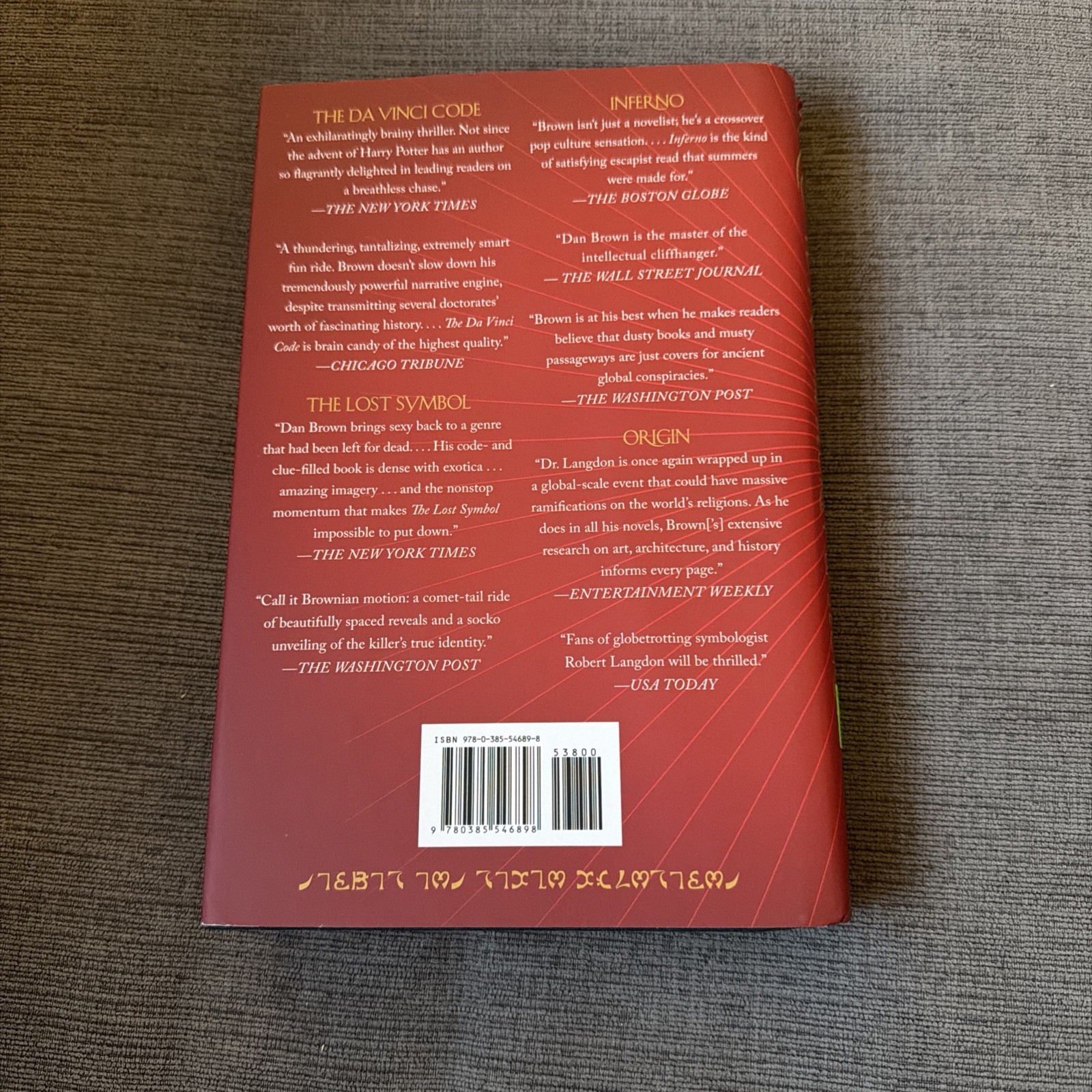 SIGNED The Secret of Secrets: A Novel by Dan Brown 2025, Hardcover