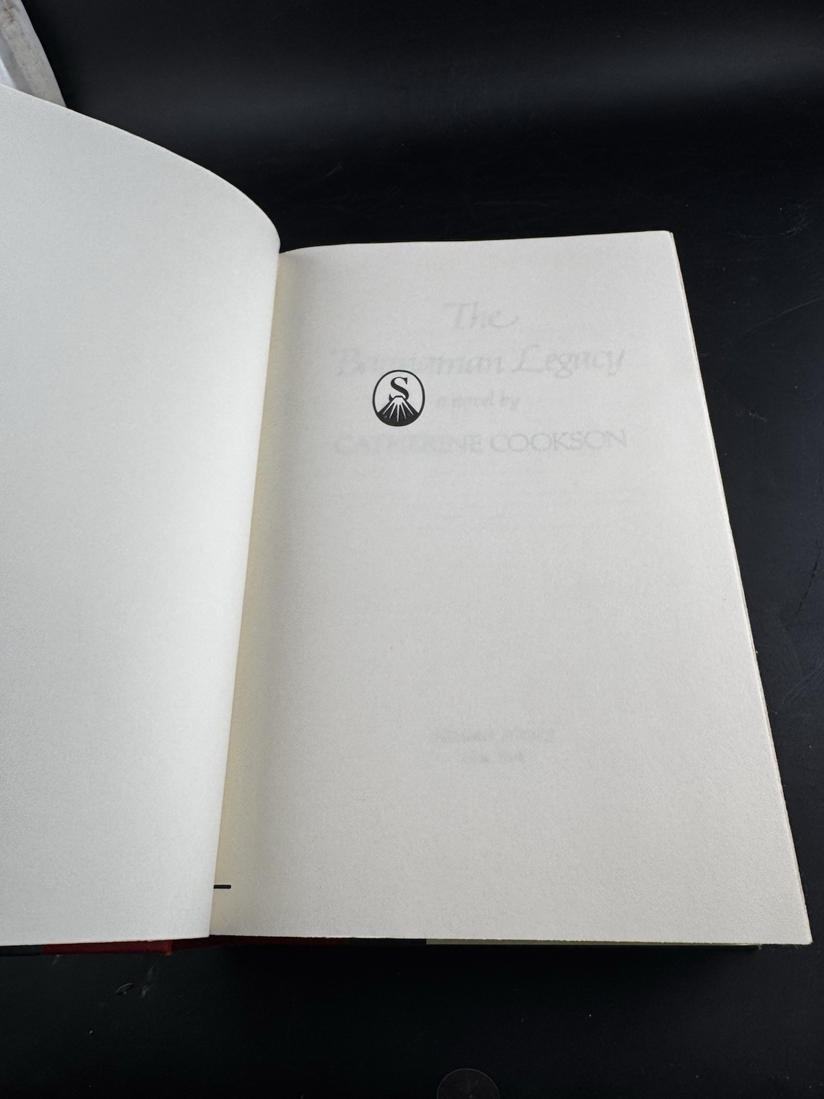 The Bannaman Legacy Catherine Cookson ~ 1985 Vintage HCDJ BCE