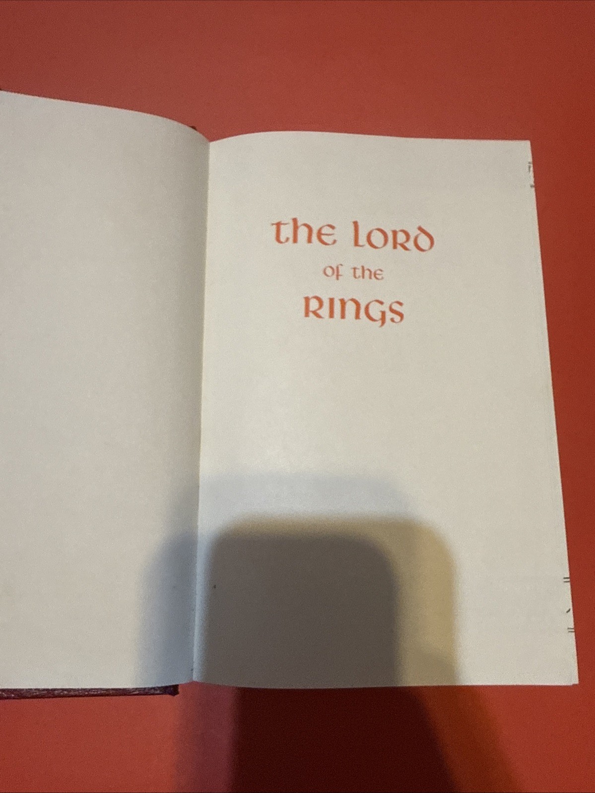 J.R.R. Tolkien The Lord of The Rings Collector’s Edition Hardcover w/ Slipcase